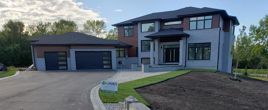 Residential landscaping project